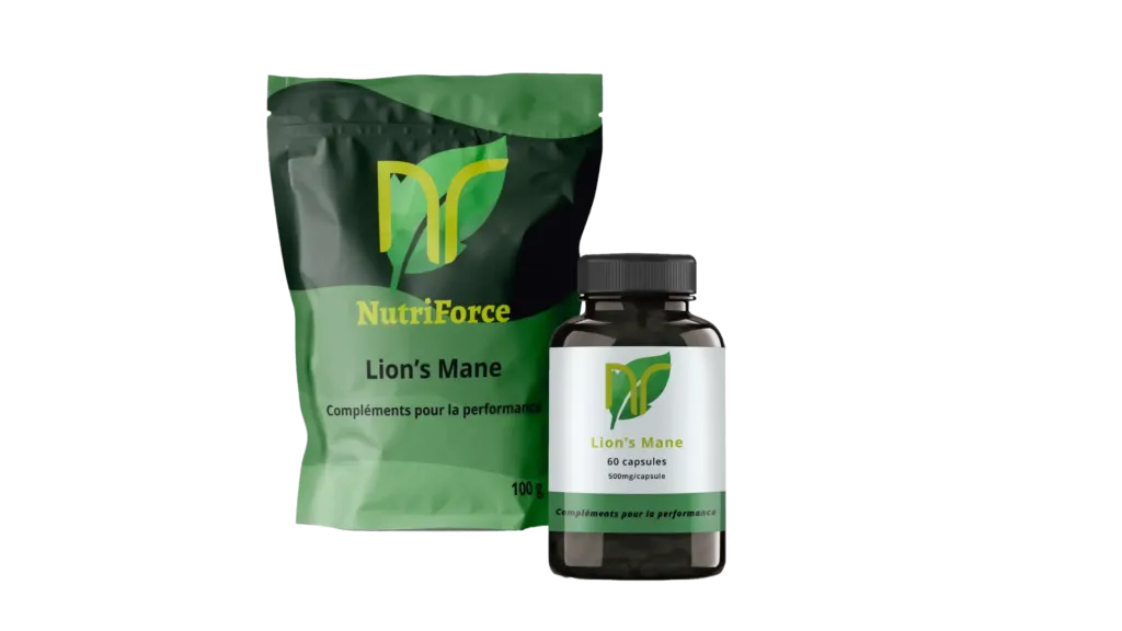 Lion's mane bio de france champignon, complément en poudre et gélules