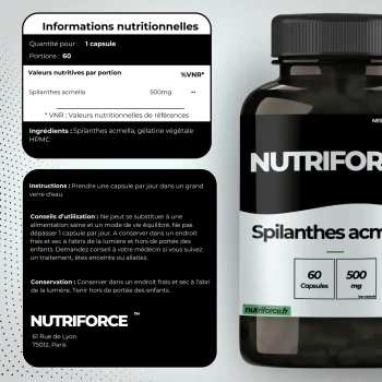 Spilanthes acmella dose, bienfaits, traçabilité