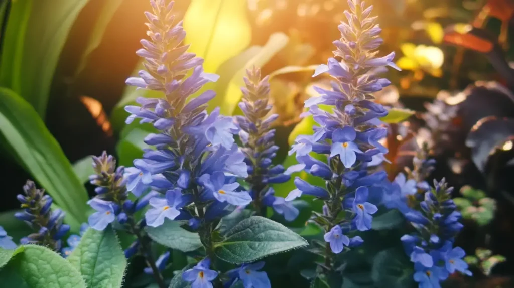 photo d'une plante d'ajuga turkestanica, un compélment alimentaire contenant de la turkestérone pour la musculation et le sport