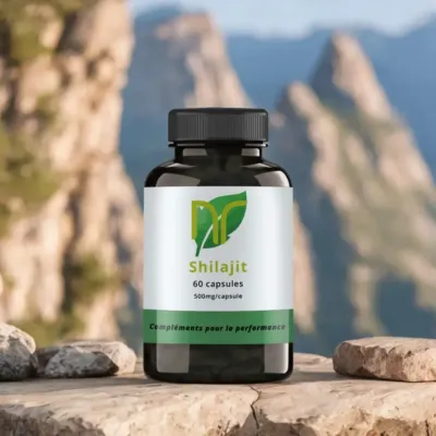 photo d'une boite de capsules et gélules de shilajit bio de nutriforce france