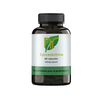 photo d'une boite de 60 gélules et capsules d'épicatéchine, un bloqueur naturel de myostatine pour la musculation