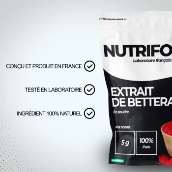 Betterave rouge testée en laboratoire certifiée 100% pure