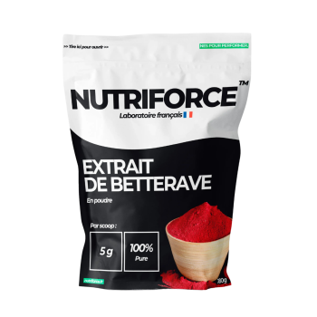 Poudre de betterave rouge naturelle en sachet hermétique