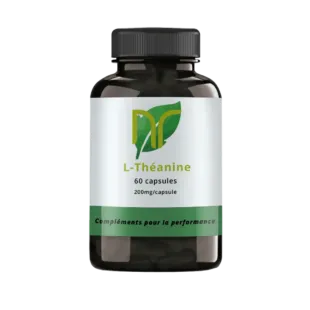 capsules et gélules de l théanine en poudre pour le stress, l'anxiété et la caféine