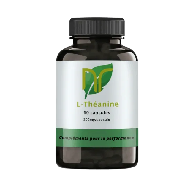 capsules et gélules de l théanine en poudre pour le stress, l'anxiété et la caféine