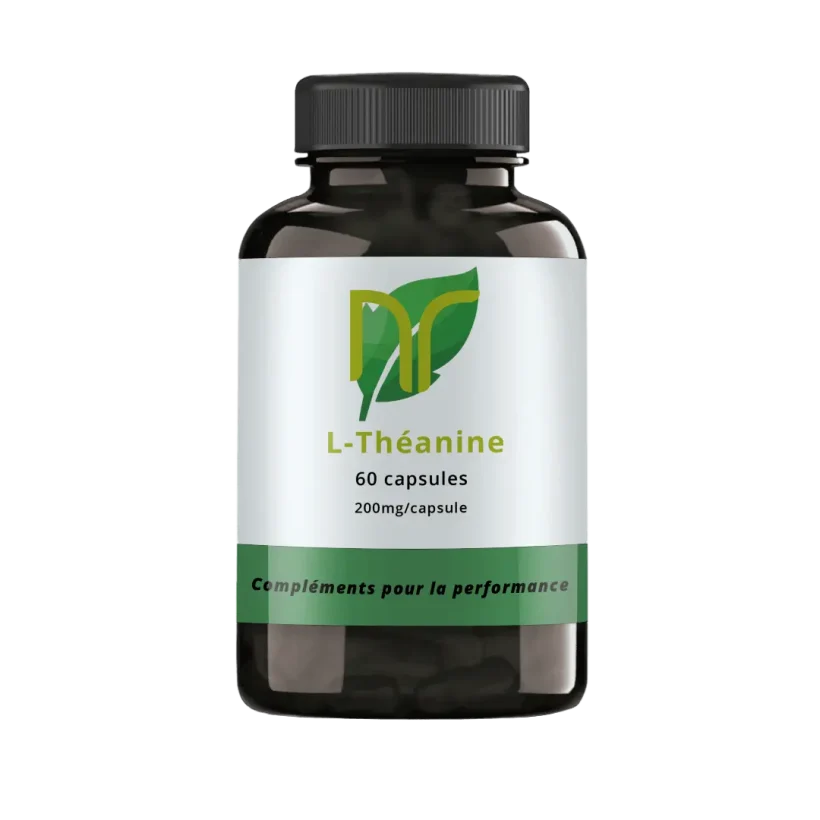 capsules et gélules de l théanine en poudre pour le stress, l'anxiété et la caféine