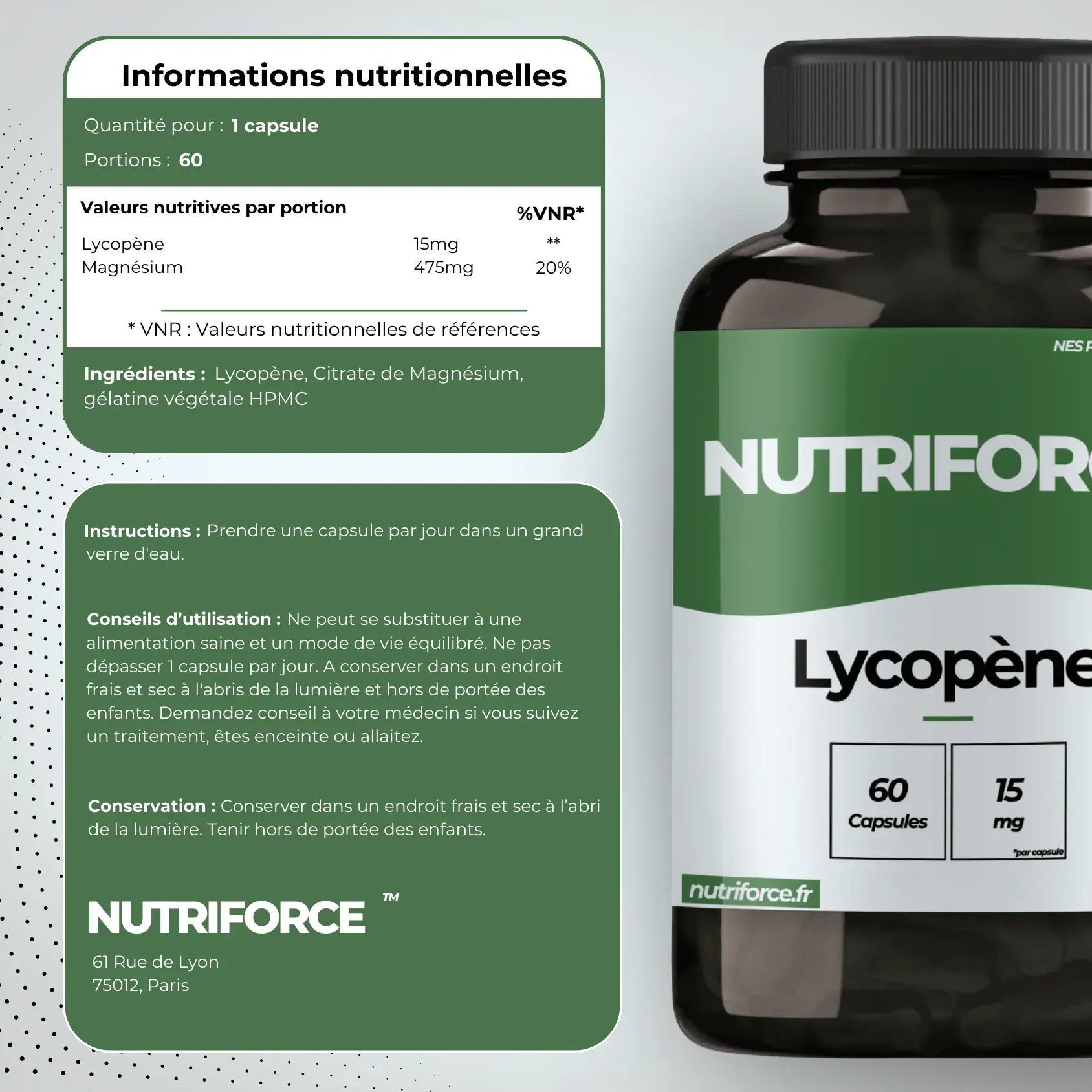 Lycopène dose, bienfaits, traçabilité