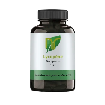 photo d'un boite de compléments alimentaires de lycopène en capsules et gélules pour la musculation, issue de tomate bio avec bienfaits peu dangers et effets secondaires