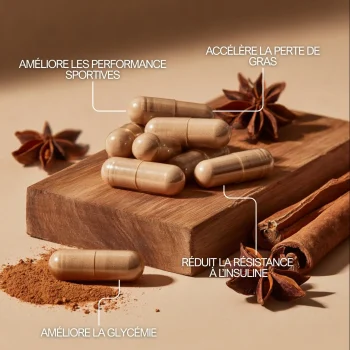 capsules et gélules de cannelle nutriforce complément alimentaire pharamcie