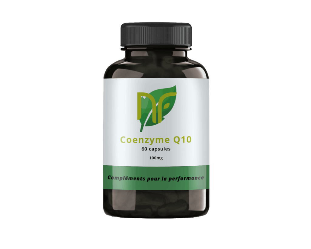 photo of a box of coenzyme q10 capsules for hair, skin and bodybuilding. taking coenzyme q10 or coq10 also known as ubiquinol or ubiquinone provides the benefits of coenz q10 with its very positive views on health and inflammation