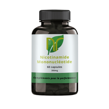 photo de capsules de poudre de nicotinamide mononucléotide pour ses bienfaits sur le vieillissement et l 'anti âge ainsi que pour la peau du visage