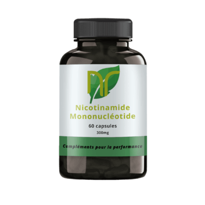 photo de capsules de poudre de nicotinamide mononucléotide pour ses bienfaits sur le vieillissement et l 'anti âge ainsi que pour la peau du visage