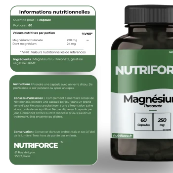 Magnésium dose, bienfaits, traçabilité