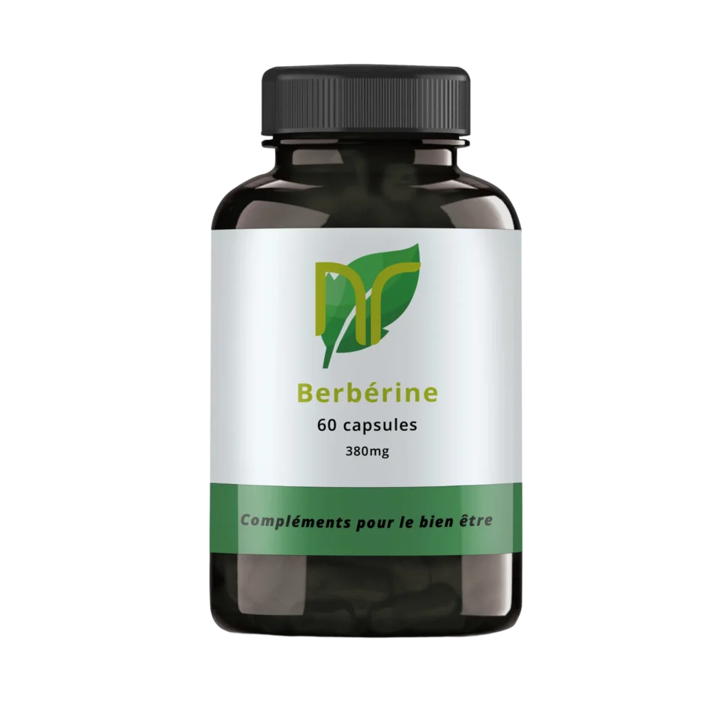 photo d'une boite de 60 gélules de berbérine, un complément alimentaire naturel