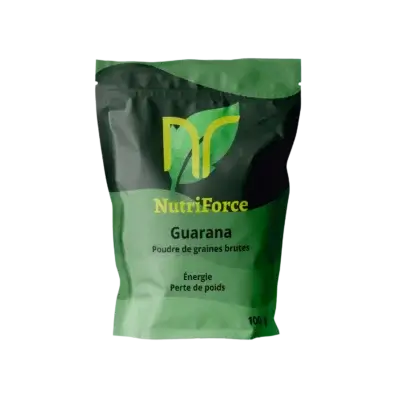 Complément alimentaire de guarana pour boisson nutriforce. la boisson au guarana aide pour la musculation, le tonus, la libido et l'énergie tout en luttant contre la fatigue