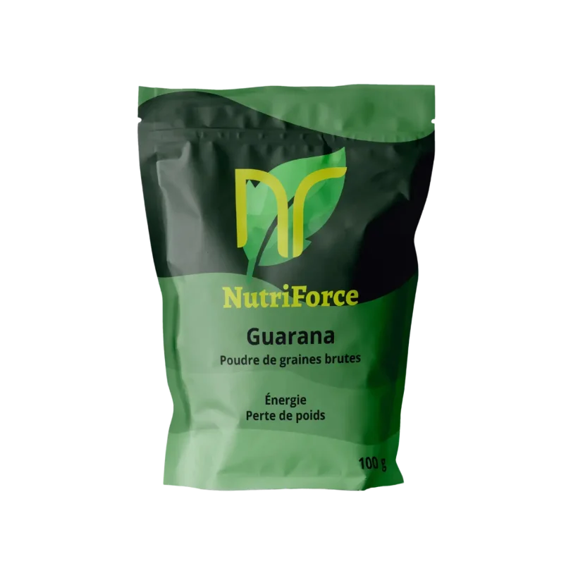 Complément alimentaire de guarana pour boisson nutriforce. la boisson au guarana aide pour la musculation, le tonus, la libido et l'énergie tout en luttant contre la fatigue