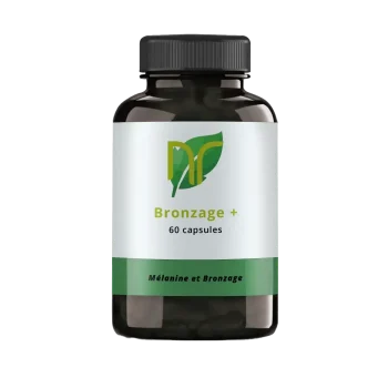 photo de capsules de compléments alimentaires naturels autobronzants pour le bronzage