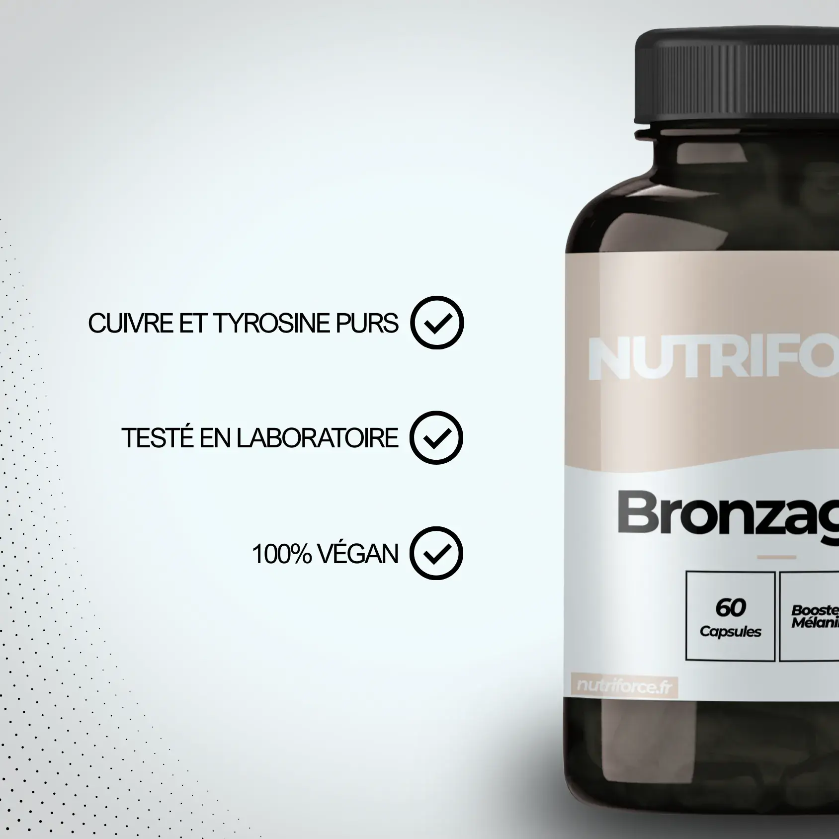 Bienfaits du bronzage + complément alimentaire pharmaceutique qui a de nombreuses vertus