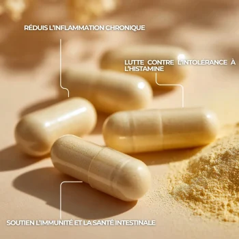 Quercétine pour le bien être, soutenir la santé intestinale et réduire l'inflammation chronique