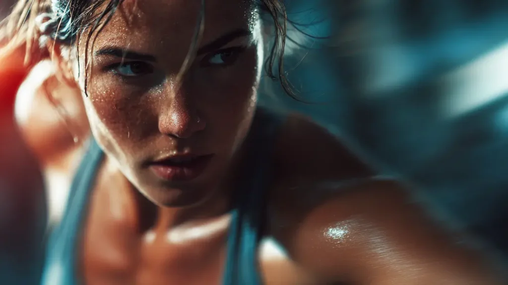 Bienfaits de l’inositol sur l’énergie et la perte de poids avec une femme en séance de sport