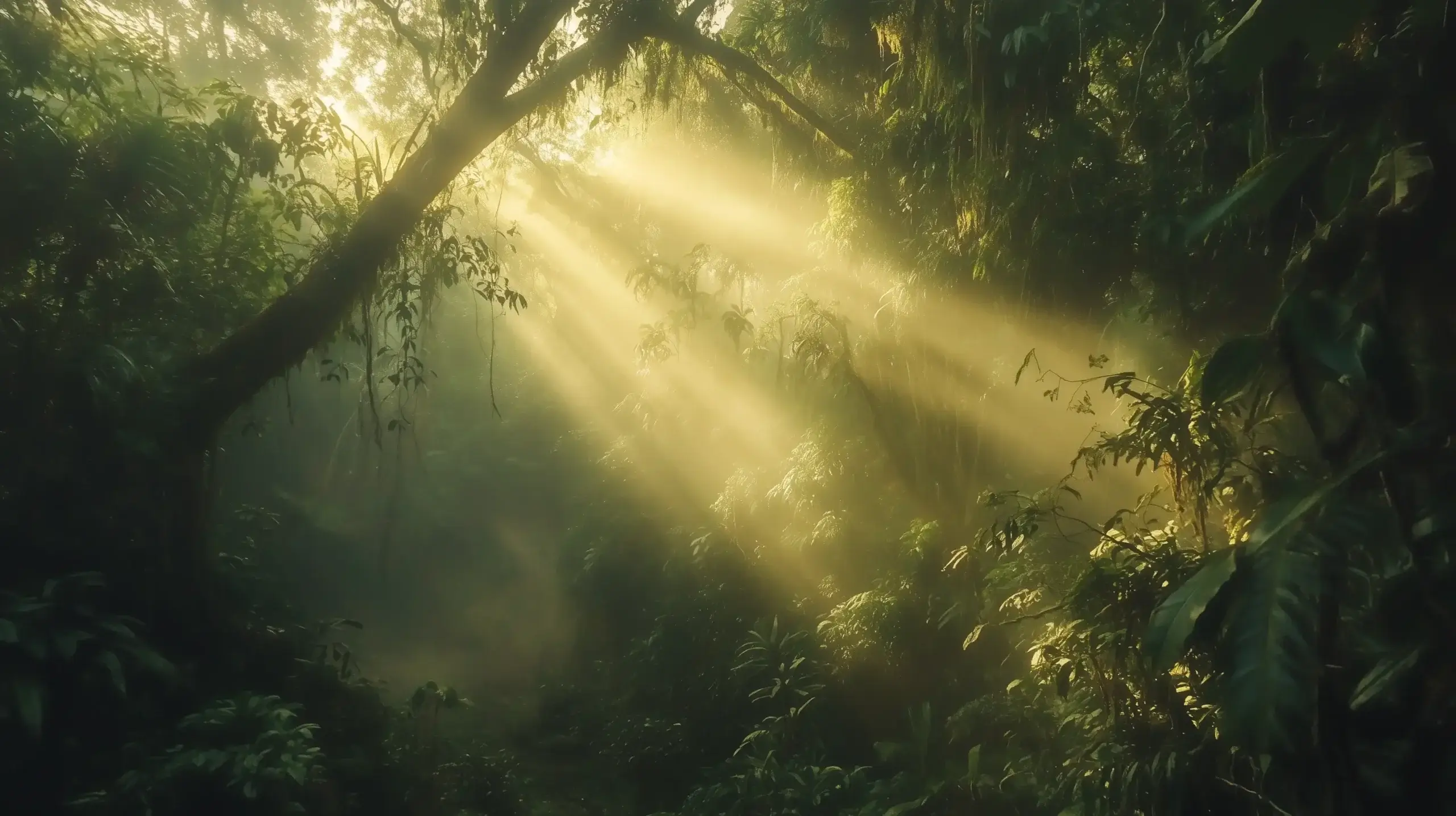 image d'une liane de muira puama, aussi appelée bois bandé. On voit la forêt en arrière plan qui illustre les bienfaits naturels pour la libido