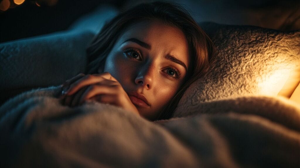 personne stressée qui à besoins de compléments pour son sommeil