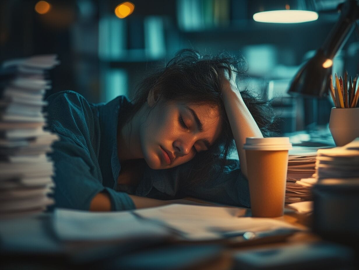 personne atteinte d'une grande fatigue