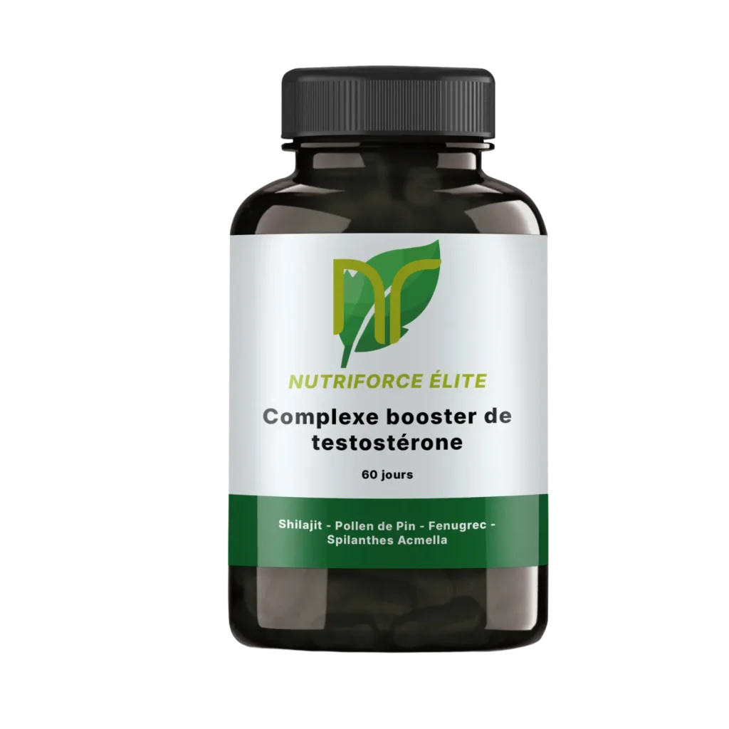 cette image montre une boite de complément alimentaire booster de testostérone, utilisé en musculation.