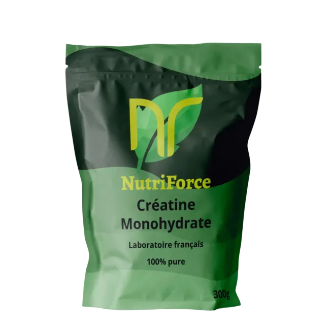 photo de 300g à 1kg de créatine monohydrate créapure concentrée bio pour la musculation et la force