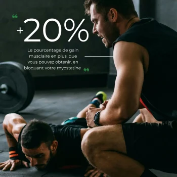 homme qui bloque sa myostatine avec le plus puissant bloquer et inhibiteur naturel par nutriforce