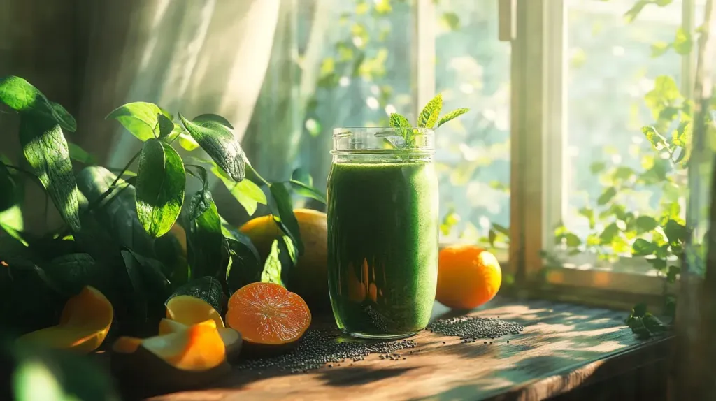smoothie poudre de moringa