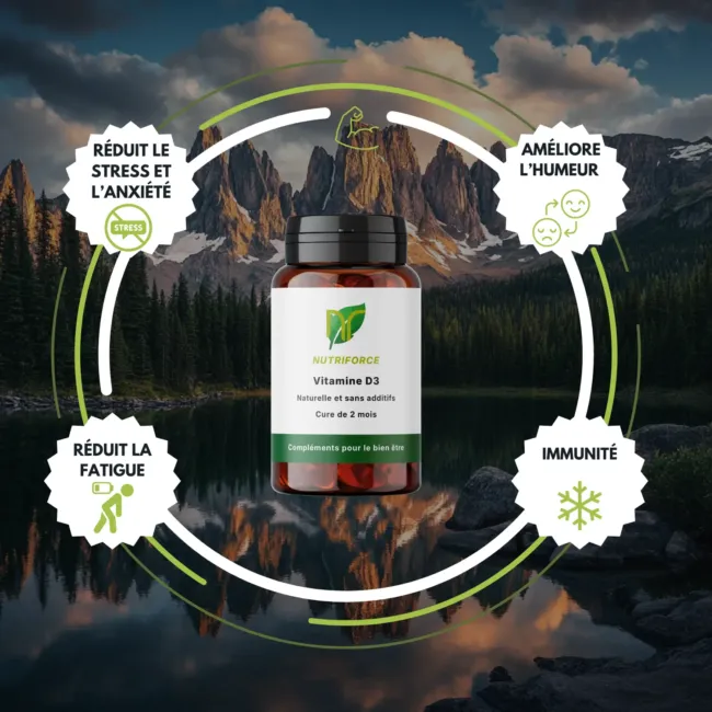 bienfaits de la vitamine D3 Nutriforce France