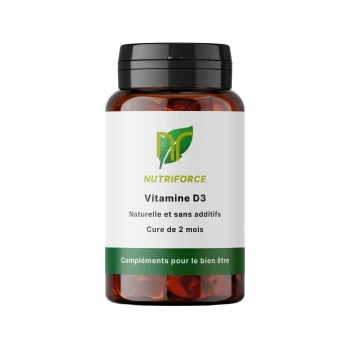 complément alimentaire de vitamine D3 en gélule naturelles