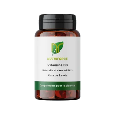 complément alimentaire de vitamine D3 en gélule naturelles