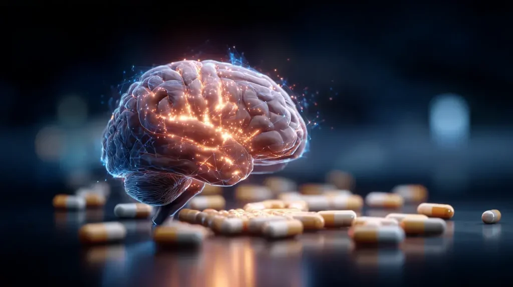 Illustration d'un cerveau