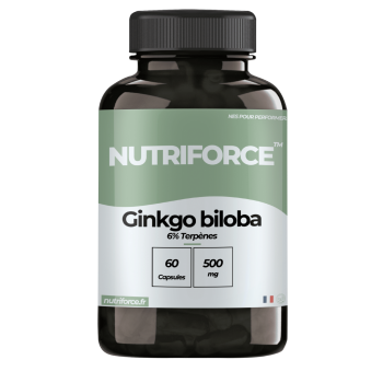 Ginkgo biloba pharmacie, complément alimentaire, gélules avec de nombreux bienfaits