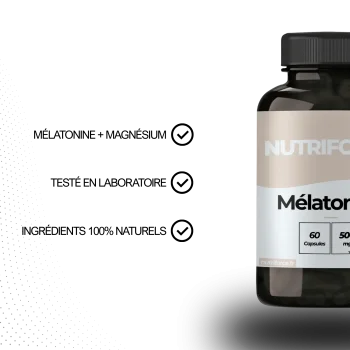 Bienfaits de la mélatonine complément alimentaire pharmaceutique qui a de nombreuses vertus