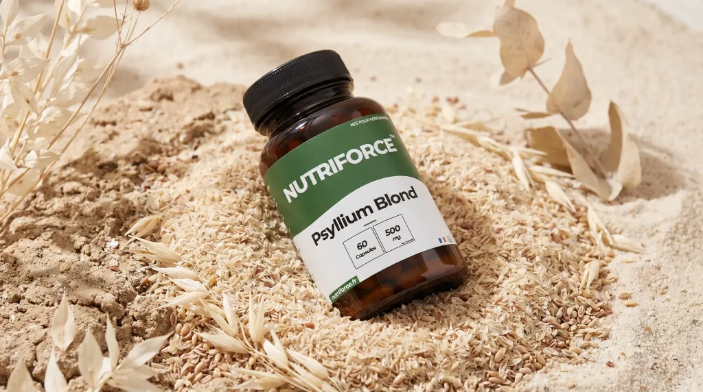 Psyllium blond, complément alimentaire, gélules avec de nombreux bienfaits