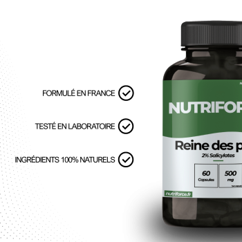 Bienfaits de la reine des prés complément alimentaire pharmaceutique qui a de nombreuses vertus