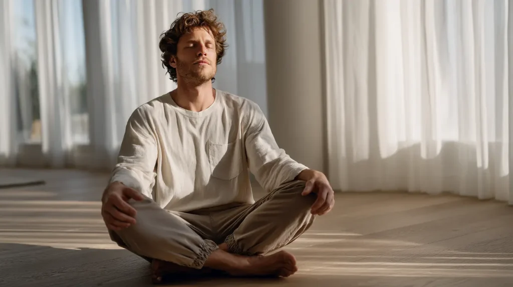 homme relaxé et effets du collagène marin sur l'hypertension