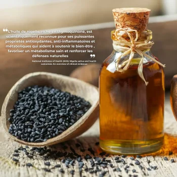 étude clinique sur l'huile de nigelle nutriforce, le complément alimentaire d'huile de nigelle de la meilleure qualité