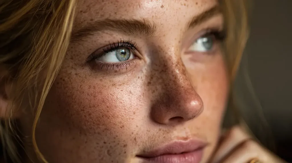 photo portrait d'un homme aux yeux bleu