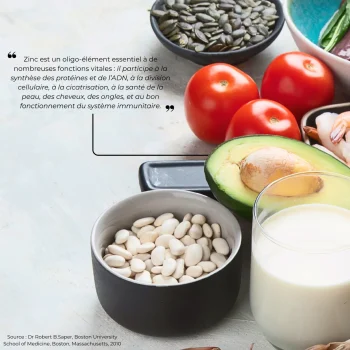 Aliments avec zinc et meilleures formes