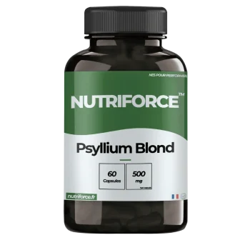 Psyllium blond, complément alimentaire, gélules avec de nombreux bienfaits