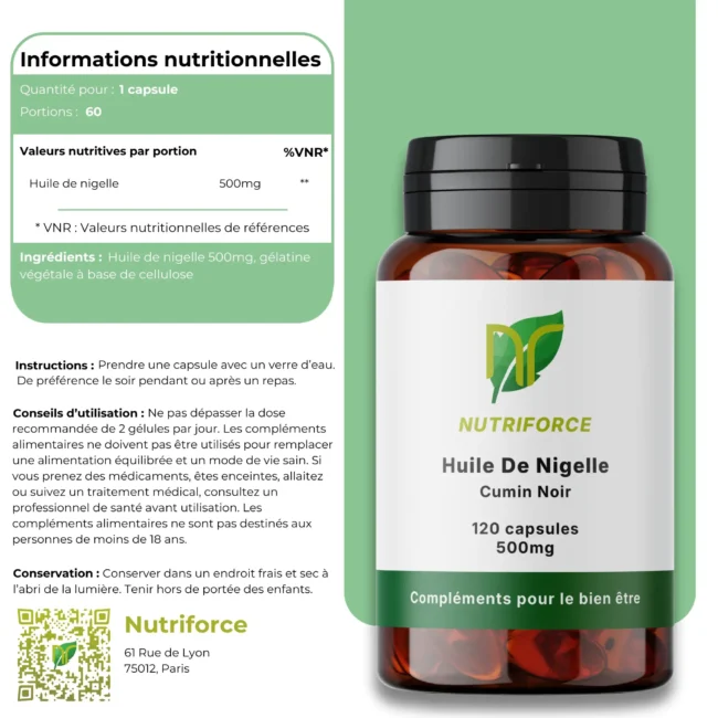 Huile de Nigelle (cumin noir) – Image 4