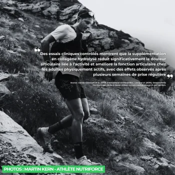Etude clinique réalisée par nutriforce sur les compléments alimentaire pour les articulations, collagènes