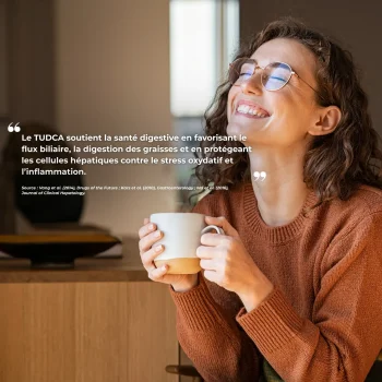 Etude clinique réalisée par nutriforce sur les compléments alimentaire pour la digestion, le TUDCA