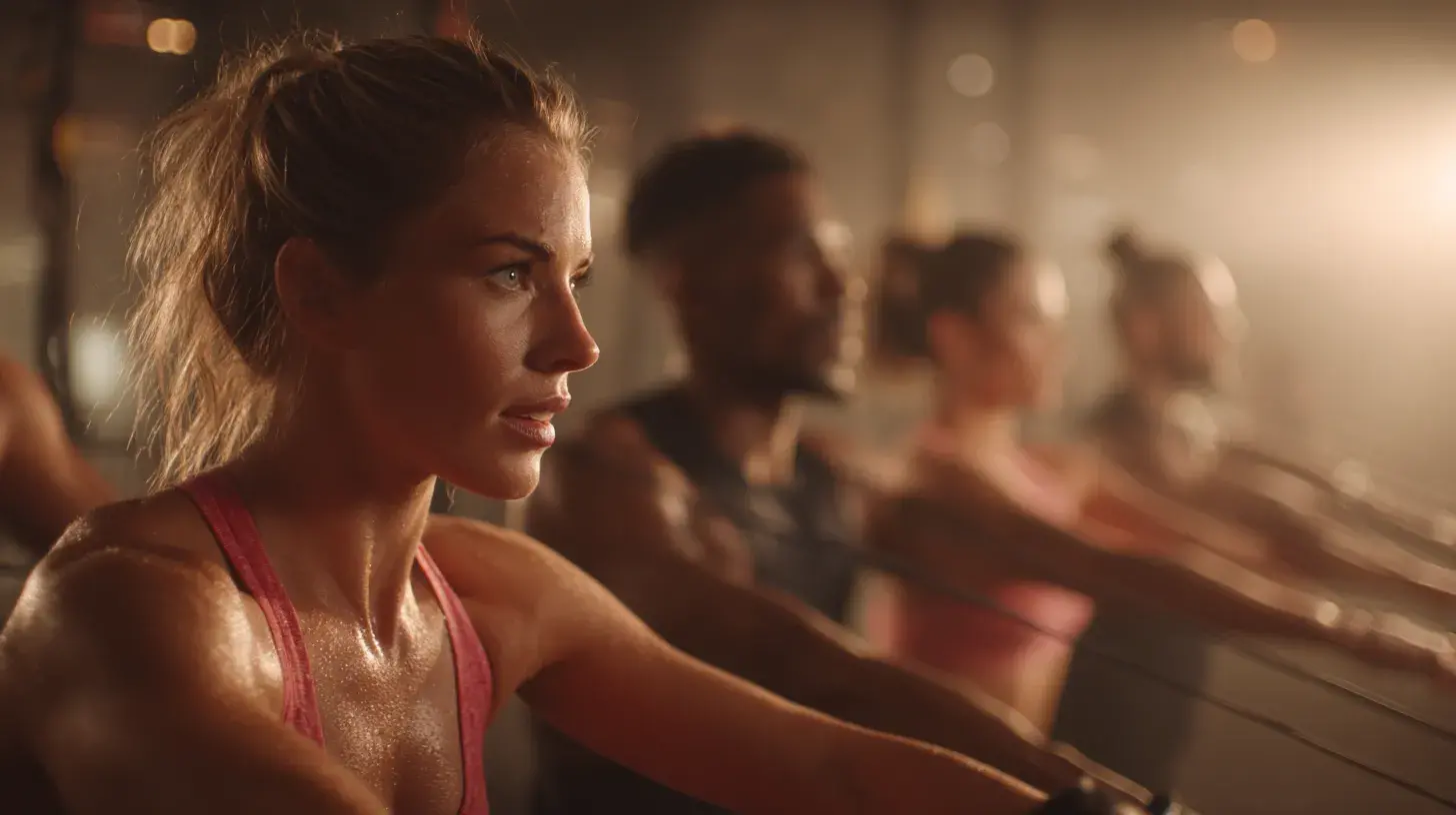 Femme qui fait du sport pour sécher grâce à la protéine pour la sèche