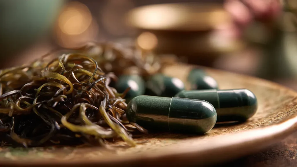Spiruline sous forme de gélules pour une meilleure assimilation par le corps