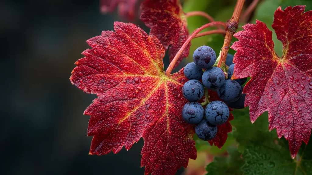 vigne rouge jambes lourdes 